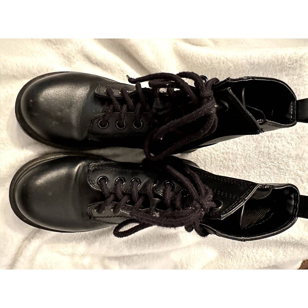 Soda Combat Boots - Size 6.5 - block heel